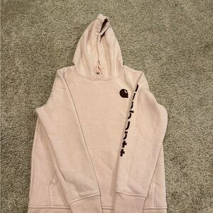 Carhartt light pink hoodie